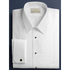 Neil Allyn 1/4" Pleated Lay Down Collar Tuxedo Shirt